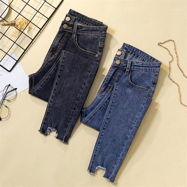 

women's jeans jujuland arrival wholesale woman denim pencil pants stretch high waist women plus size 80881, Blue