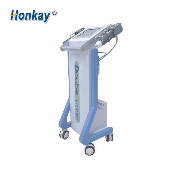 

2021 professional double channel shock wave equipment pain relief fat cellulite shockwave therapy for ed dhl shipping, Black;white