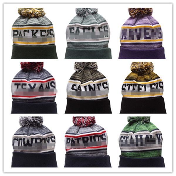 

wholesale winter beanie knitted hats america sport all team baseball football basketball beanie women men fashion gorro bonnet winter cap, Blue;gray