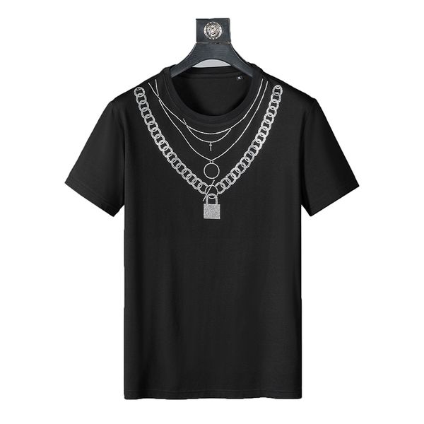 

famous summer men's and women's designer t shirts loose slim fashion brand casual shirts letter print luxury clothing street shor, White;black