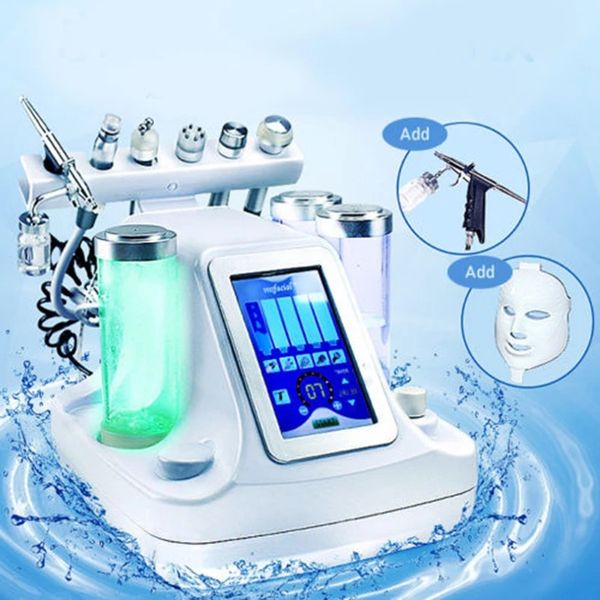 

7in1 small bubble water jet peel machine hydra dermabrasion skincare bio light rf vacuum face cleaning peel machine salon beauty
