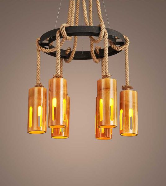 

pendant light creative bamboo chandelier personalized retro southeast asia industrial chandeliers theme restaurant aisle cafe club bar myy