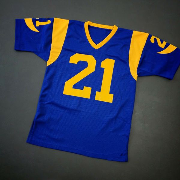 

21 nolan cromwell mitchell & ness football jerseys ncaa retro men's youth jersey customize any number and name, Black