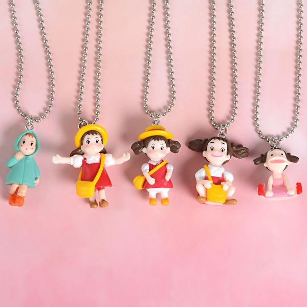 

japanese anime cartoon necklace kawaii totoro pendant fashion necklace birthday christmas gift choker for women party favor vt0523