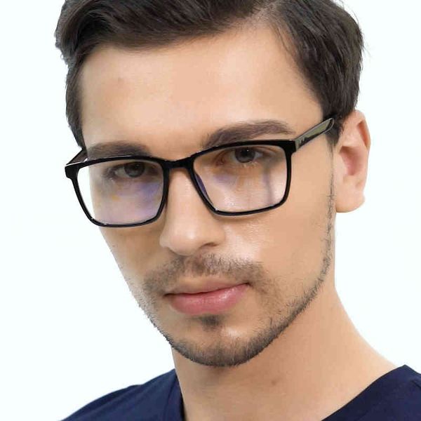 

big square fashion 2021 2021 eyewear spectacl fram filter blue cut eyeglass mens anti bluelight glass to block blue light, White;black