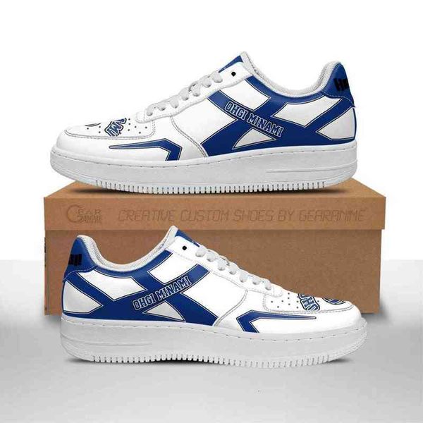 

diy shoes diy anime haikyuu ohgiminami high sneakers uniform casual running sport walking lightweight tennis sho