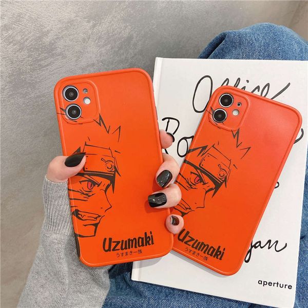 

for iphone protective case wholale cartoon naruto shockproof silicone mobile phone cover for iphone 7 8 plus 11 pro max custom