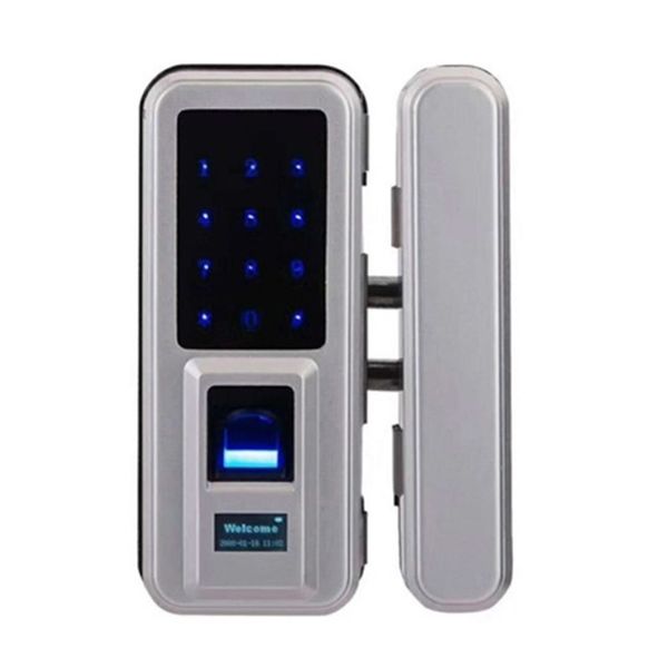 

gl300 plastic fingerprint glass door lock intelligent door lock fingerprint access control system fingerprint entrance control system