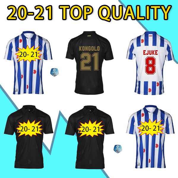 

20 21 heerenveen sc soccer jersey 2020 2021 fc heerenveen football shirt maillot de foot home away camiseta blue black 20 21 kit, Black;yellow