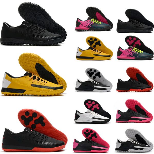 

react phantom gt pro tf low football cleats soccer shoes for mens leather trainers indoor turf football boots size 39-45