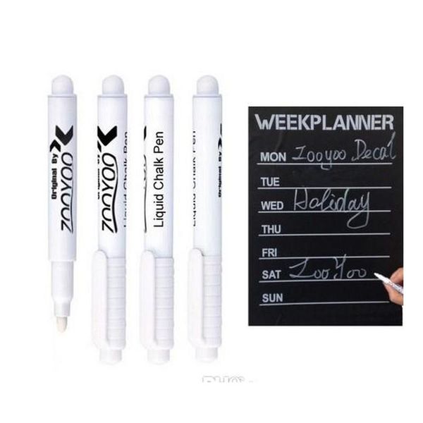 

white liquid chalk pens marker for glass windows chalkboard blackboard wall decal 8onst