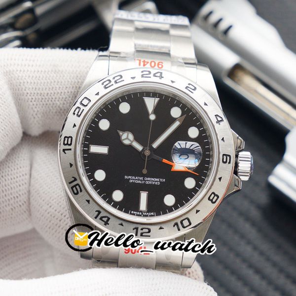 

twf new 42mm ii gmt 216570 m216570-0002 eta 2836 automatic mens watch black dial 316l stainless steel bracelet watches hwrx hello_watch, Slivery;brown
