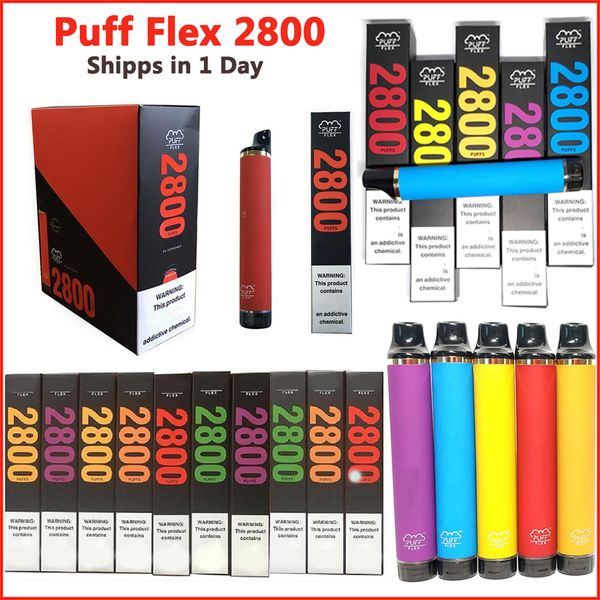 

puff flex pro max 2800 puffs disposable vape pen with 1500mah battery 10ml pod cartridge puff bars empty vapor e cigarette kit puff