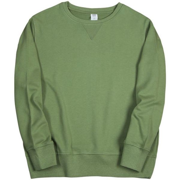 

spring autumn sweater european and american new long sleeve men's pullover loose simple bottoming shirt custom, Black