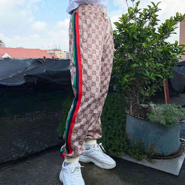 

legged casual women's design color trend spring autumn net red same european and style sports men's, Black