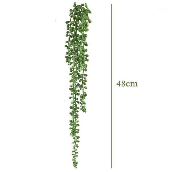 

artificial succulent plant vine simulated rattan hanging home office ornament uk1