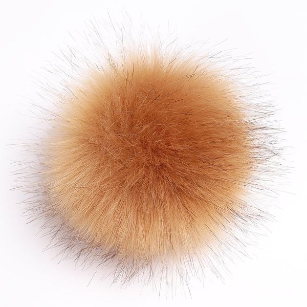 

diy collocation colorful hairball pompom knitted beanies imitation fox fur pom pom 10 12 15 cm bbybth bdehome, Black;white