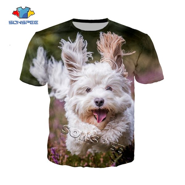 

clothing cute dog west highland white terrier animals summer 3d print shirts comics funny anime men clothing