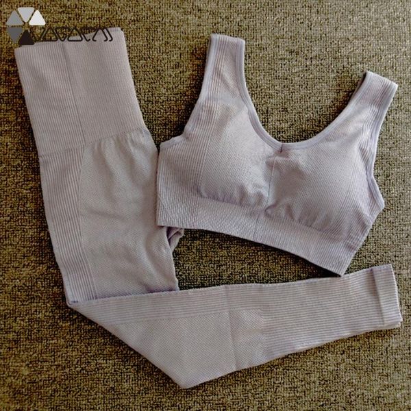 

yoga outfits women set bra pants fitness suit high waist running sports leisure shockproof jogging gym workout clothes sportswear female, White;red