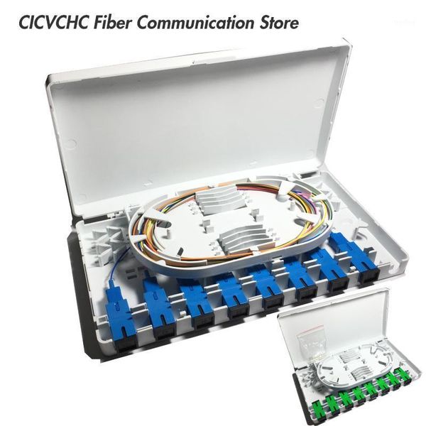 

fiber optic equipment 5pcs 8 port for sc/lc/st adapter terminal box ftth1