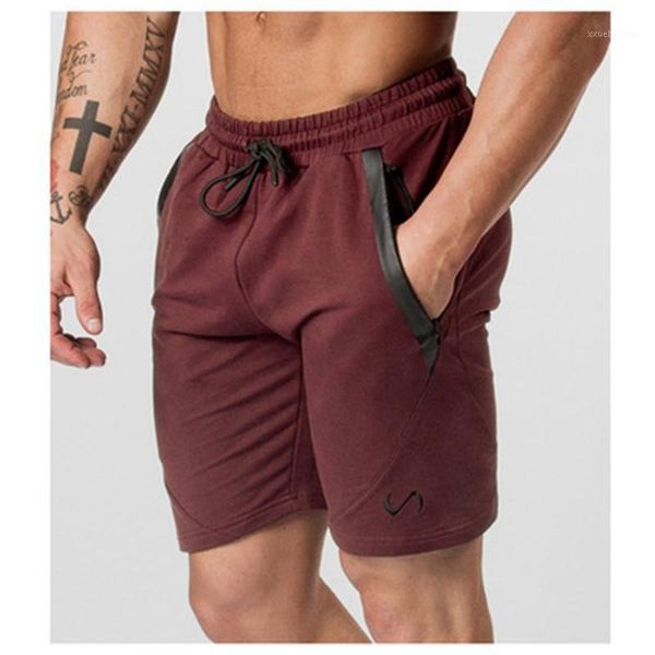 

selling cotton men casual fashion shorts summer 2018 fitness bodybuilding workout short pants1, Black