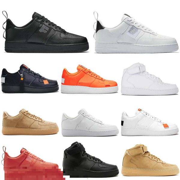 

2020 casual for men women sports shoes skateboarding high low triple white black volt wheat red orange mens trainer sneakers 36-45