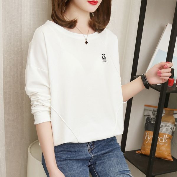 

2t6b3 light sweater 2020 sweater sweaterspring student autumn new loose and large and size versatile korean women x0mam, Black