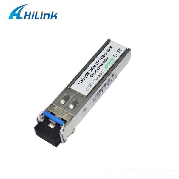 

fiber optic equipment 10 pcs : mux module cwdm sfp 40km 1.25g 1270-1610nm , ddm lc single mode1