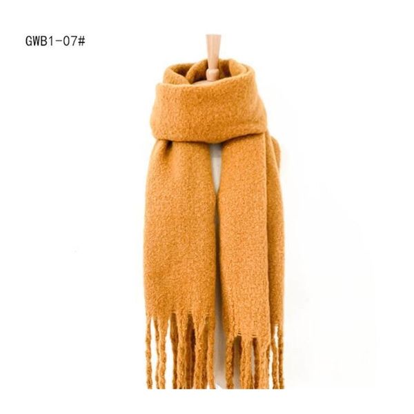 

europe and the united states autumn and winter new thick tassel circle sand pure color scarf for women thickened men's shawl man y20102, Blue;gray