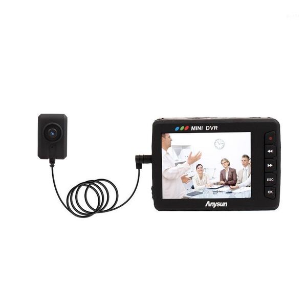 

mini dvr camera 2.5" lcd portable mini video recording system button video recorder updage update ks- 750a with remote control1