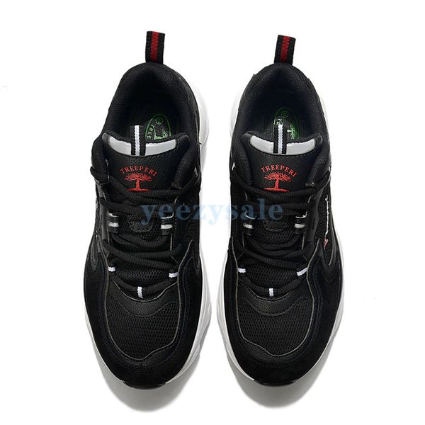 

2020 treeperi fashion chunky running shoes black white men women classic sports sneakers wholesale us 5.5 eur 36