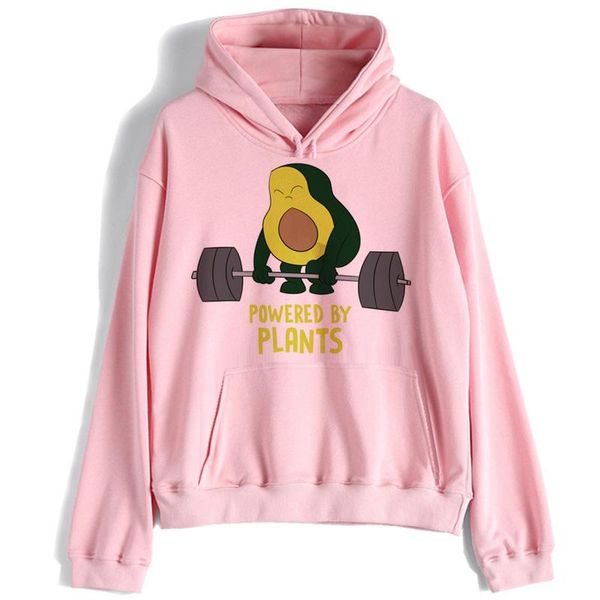

avocado hoodies women ulzzang printed female sweatshirts clothing plus size, Black