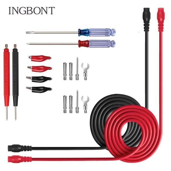 

1 pair universal digital 1000v 10a 20a thin tip needle multimeter multi meter test lead probe wire pen cable multimeter tester1