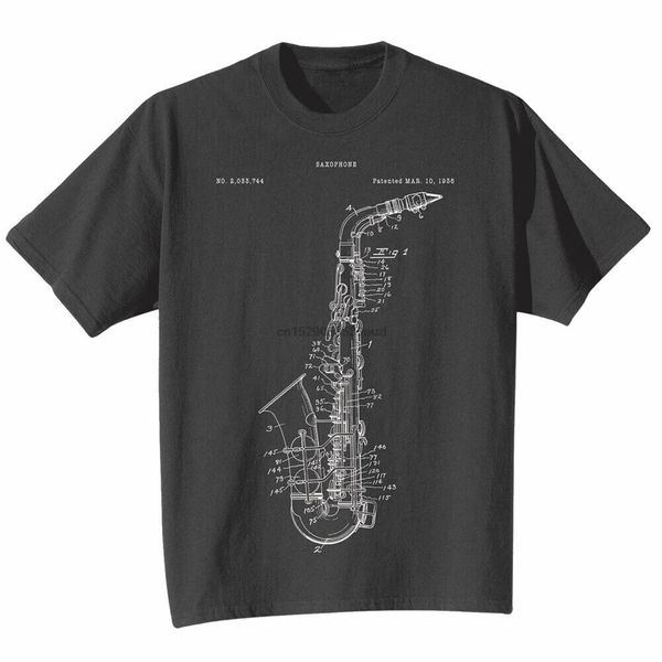 

vintage patent drawing saxophone black t-shirt sport hooded sweatshirt hoodie