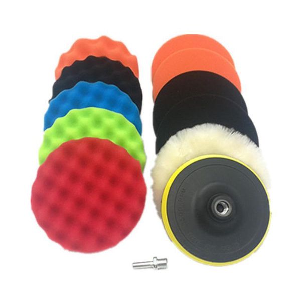 

3 4 5 6 7 inch car polishing waxing sponge wheel polishing disc 12pcs sponge polishing pad m14 car detailing tools car cleaning h jllsac