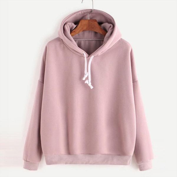 

2020 осень женщины hoodie вскользь с длинным рукавом с капюшоном пуловер кофты с капюшоном женский jumper женщины костюмы спортивная одежда, Black