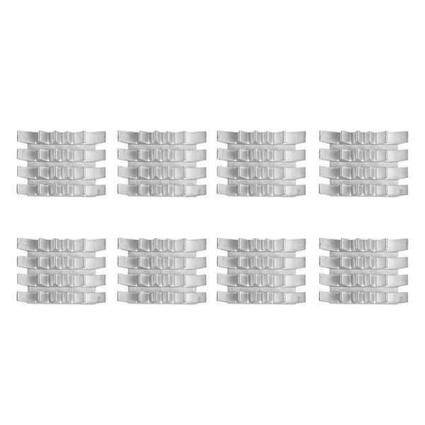 

fans & coolings 8pcs aluminum white vga pc heatsink card for 360 ps ddr ram memory cooling