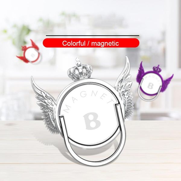 

luxury 360 degree metal finger ring holder magnetic car mount holder for iphone x 8 7 mobile phone tablets samsung s9 s8 jllrfa net_store