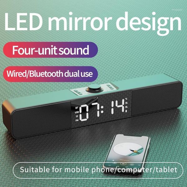 

multimedia computer audio deskhome alarm clock speakers subwoofer caixa de som bluetooth speaker soundbar altavoz bluetooth1