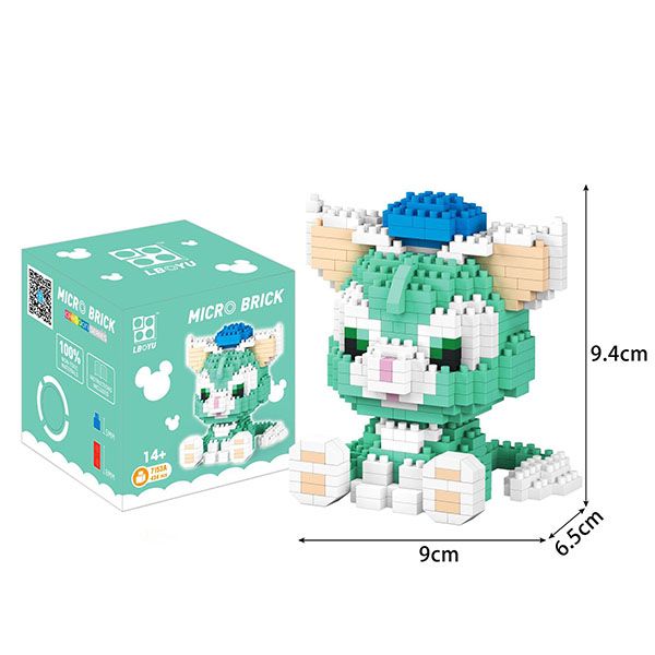 

2020 miniature diamond particle puzzle pieces for children's building blocks birthday presents toy for boys and girls