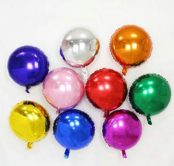 

18inch round foil metal colorful balloon baby shower wedding birthday party balloons festive party layout decor wmtagc jjxh