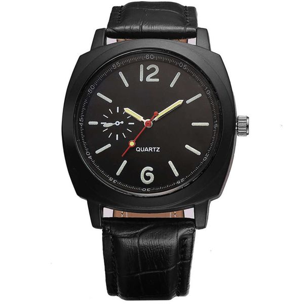 

luminous popular korean watch fashion men's personality large dial sports student watch square men's watch, Slivery;brown