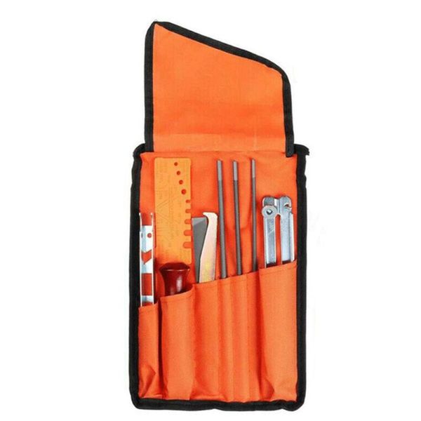 

chain saw sharpening kit sharpener guide file storage bag tool set woodworking j8