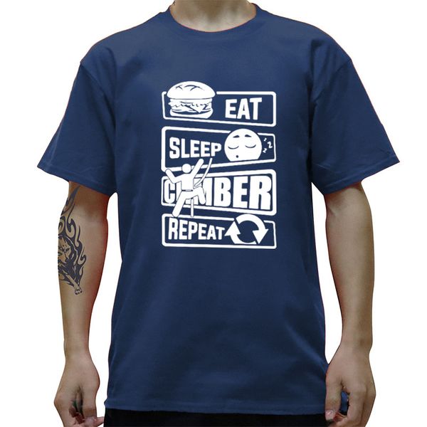 

eat sleep climb mountain funny men streetwear oversized short sleeve round neck hip hop camiseta hoodie designers t shirts sweatshirt