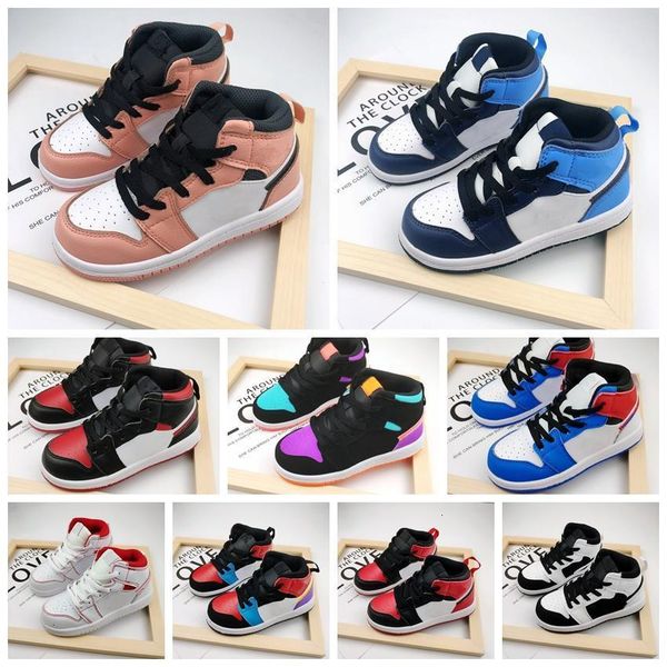 

1s kids basketball shoes preschool signed high youth chicago new born baby infant toddler trainers small boys girls sneaker