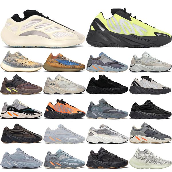 

2021 wave runner 700 380 alvah azael kanye relective orange men women running shoes carbon teal blue solid utility black sneaker eur 36-45