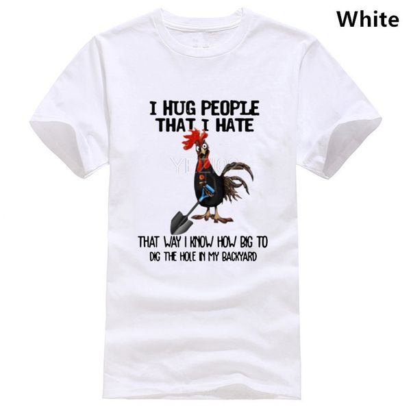 

chicken i hug people that i hate that way i know how big to dig the hole in my backyard shirt sport hooded sweatshirt hoodie