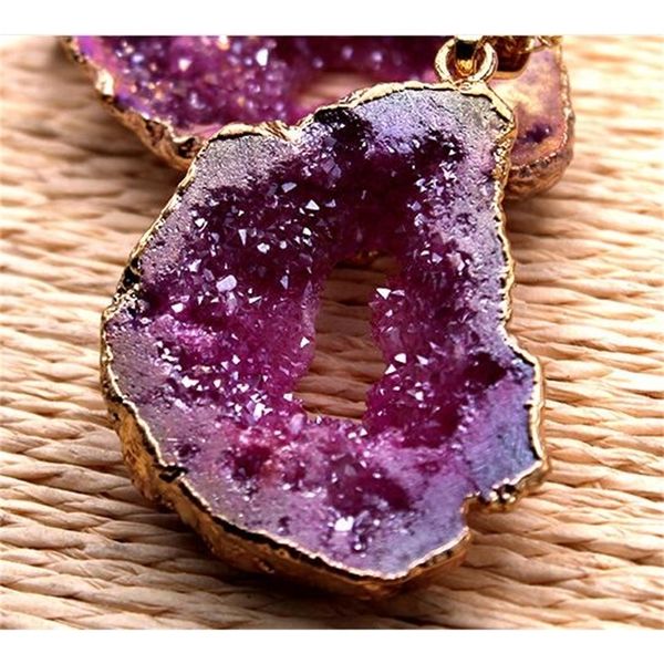 

quartz healing point chakra bead gemstone original crystal natural stone-style pendant necklacer83f