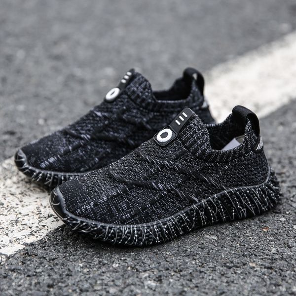 

skhek boys sneakers brown black shoes for big children's shoes primary school kid's sports shoes sneakers size 27-38 y200103, Black;red