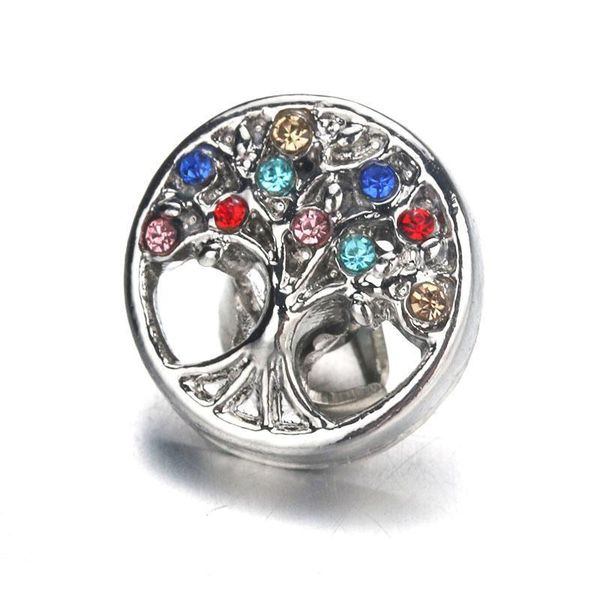 

10pcs lot tree of life snap button jewelry mixed colors metal 12mm snap buttons fit snap bracelet bangles women jewelry 011615 h sqccuq